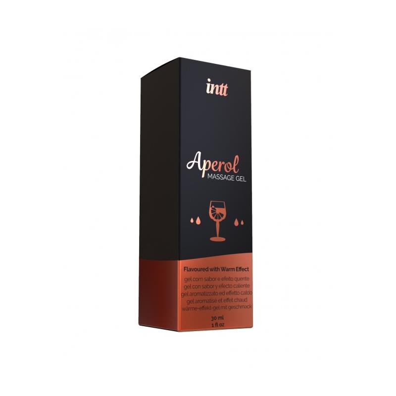 INTT - GEL DE MASAJE SABOR APEROL EFECTO CALOR 30 ML