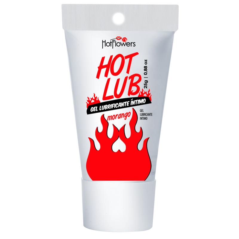 HOT FLOWERS - GEL LUBRICANTE ÍNTIMO SENSACIÓN CALOR FRESA 25 GR