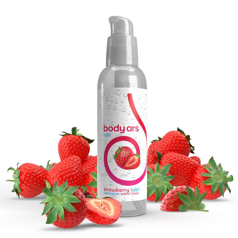 BODY ARS - GEL LUBRICANTE SABOR FRESA 150 ML
