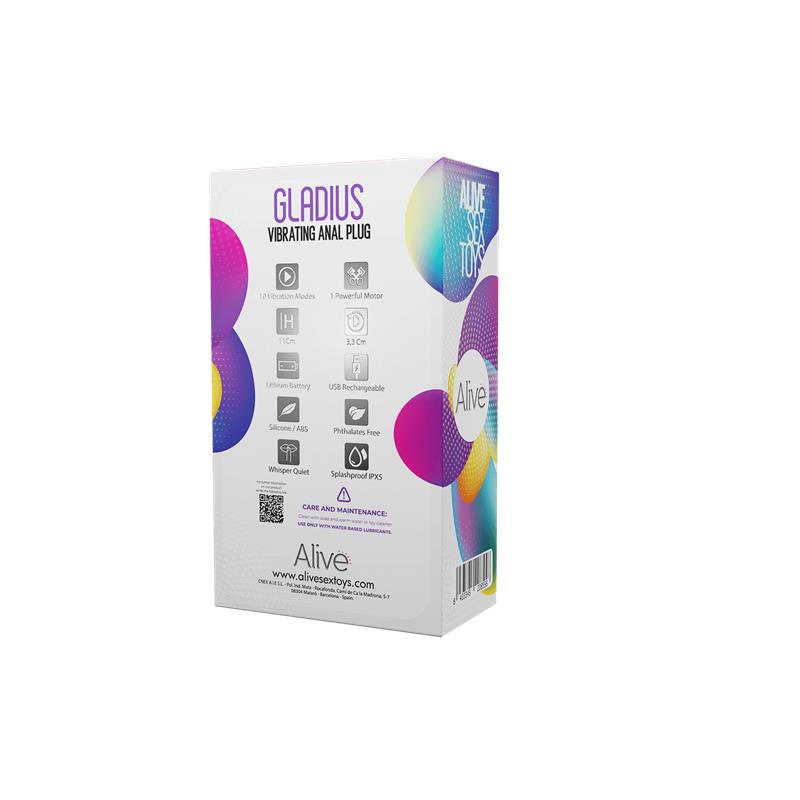 Gladius Plug Anal con Vibración