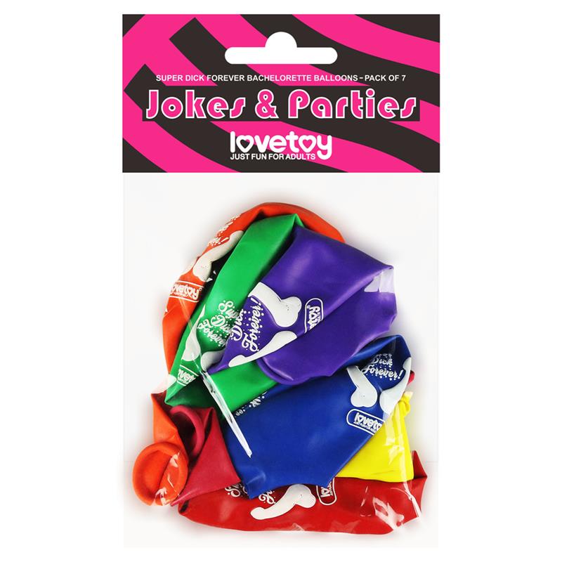 LOVETOY - GLOBOS DE FIESTA PACK DE 7
