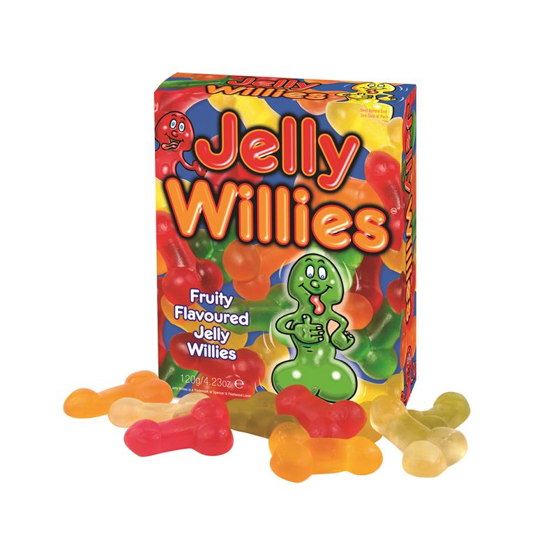 SPENCER & FLEETWOOD - GOMINOLAS FORMA DE PENE SABOR A FRUTAS 120 GR