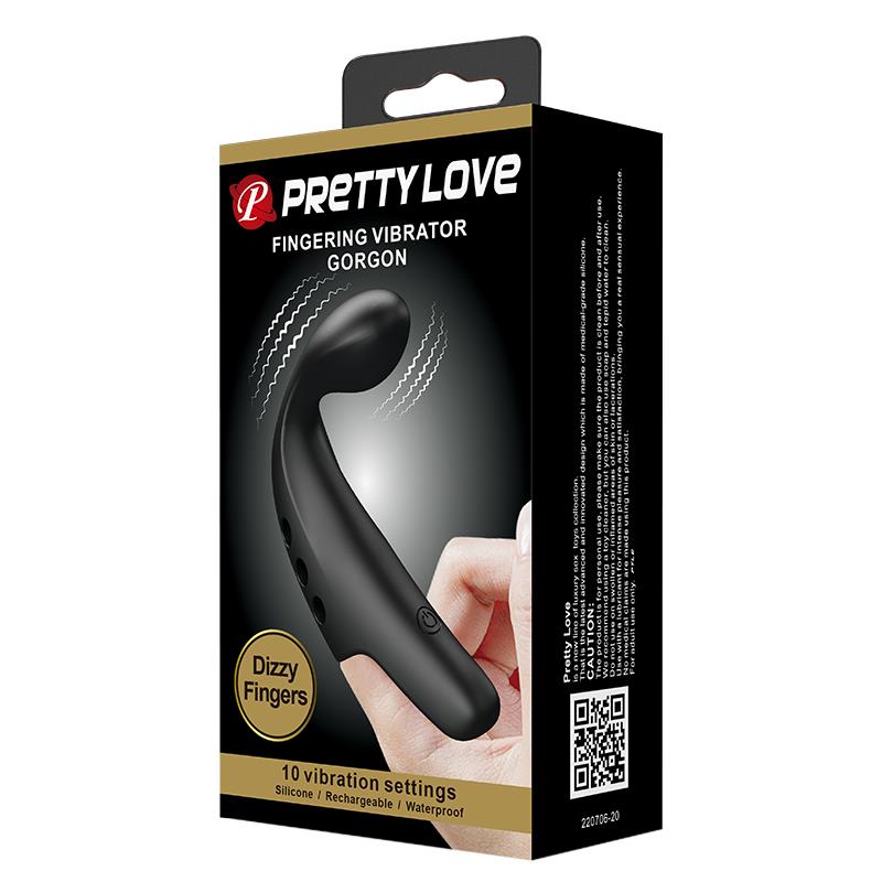 PRETTYLOVE - GORGON DEDAL ESTIMULADOR 10 FUNCIONES DE VIBRACIÓN