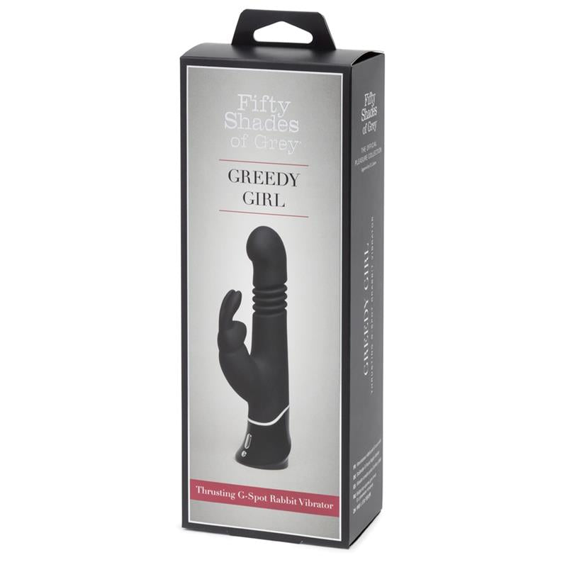 FIFTY SHADES OF GREY - GREEDY GIRL VIBRADOR CON MOVIMIENTO PUNTO G USB