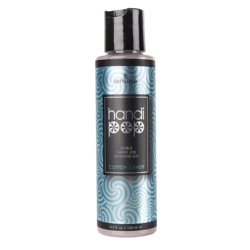 SENSUVA - HANDIPOP GEL DE MASAJE Y SEXO ORAL ALGODÓN DE AZUCAR 125 ML
