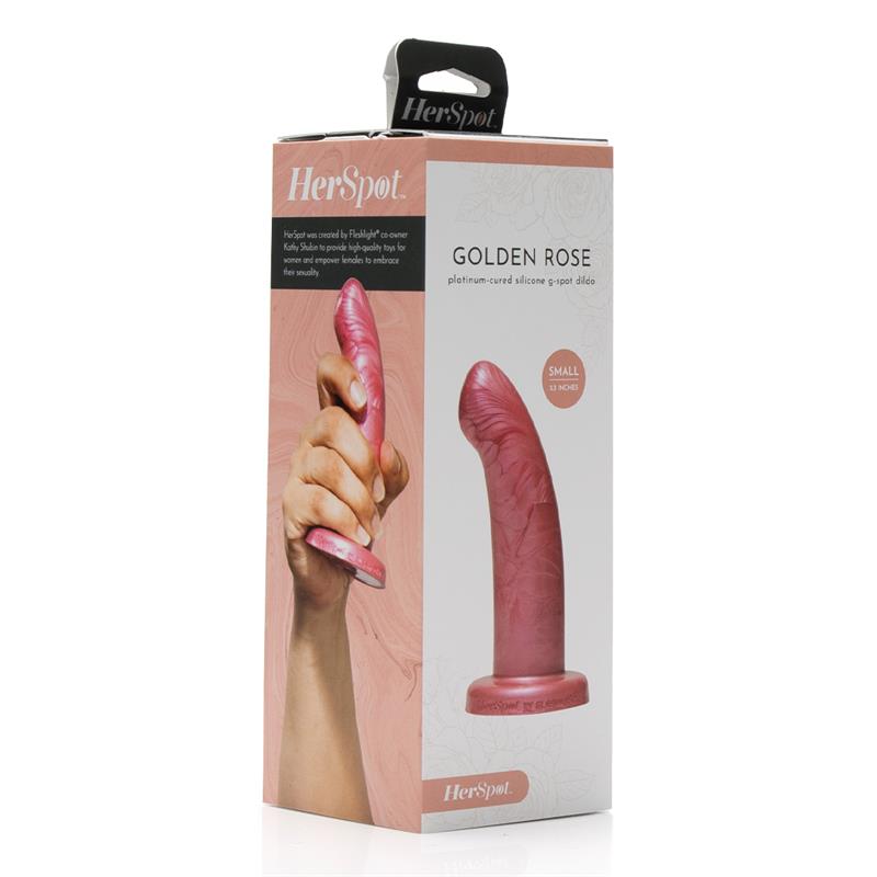 FLESHLIGHT - HERSPOT DILDO GOLDEN ROSE TALLA PEQUEÑA