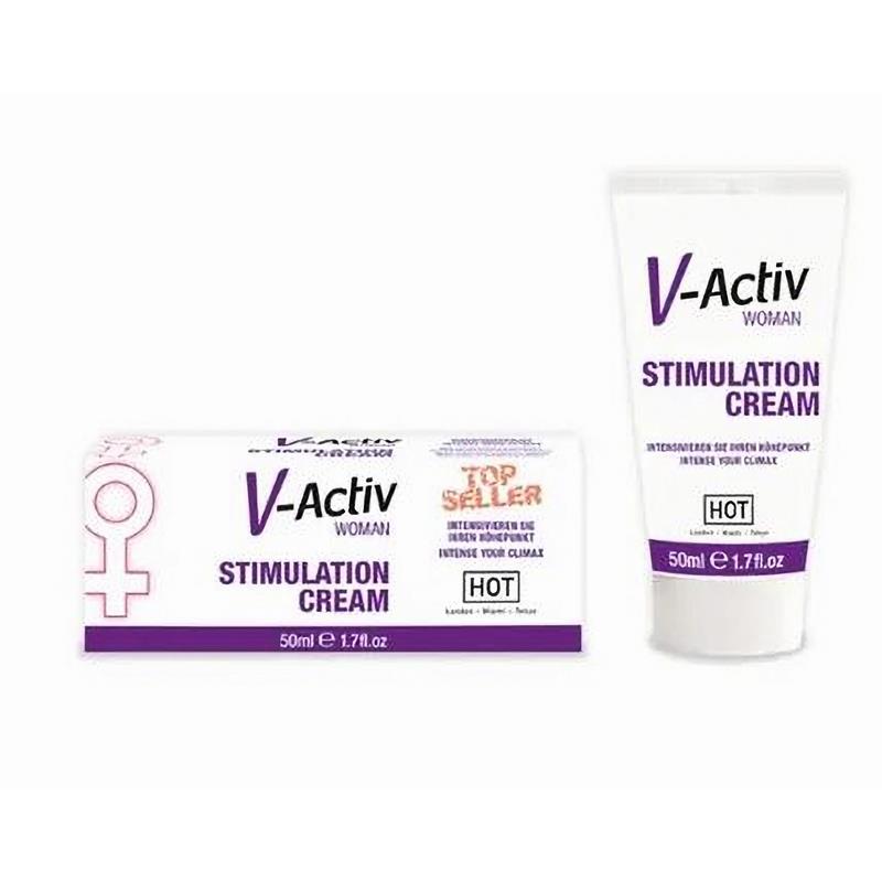 HOT - V-ACTIV STIMULATION CREMA ESTIMULADORA FEMENINA 50 ML