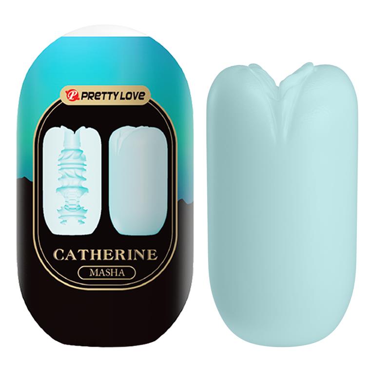 PRETTYLOVE - HUEVO MASTURBADOR MANUAL AZUL