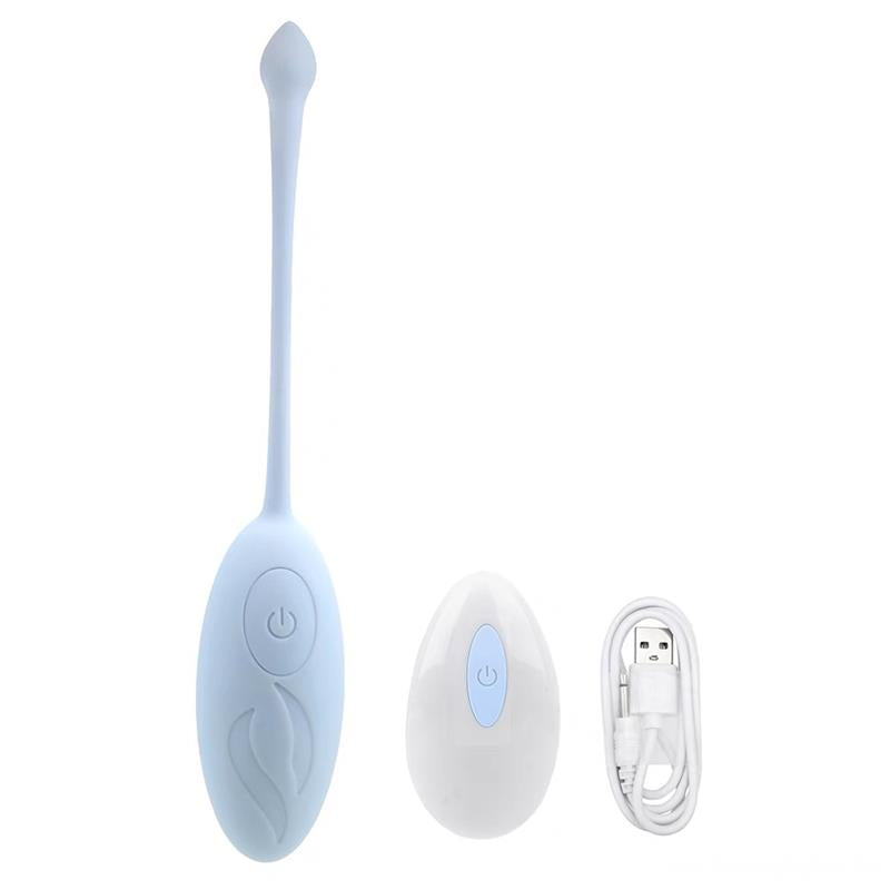A-GUSTO - HUEVO VIBRADOR CON CONTROL REMOTO AZUL