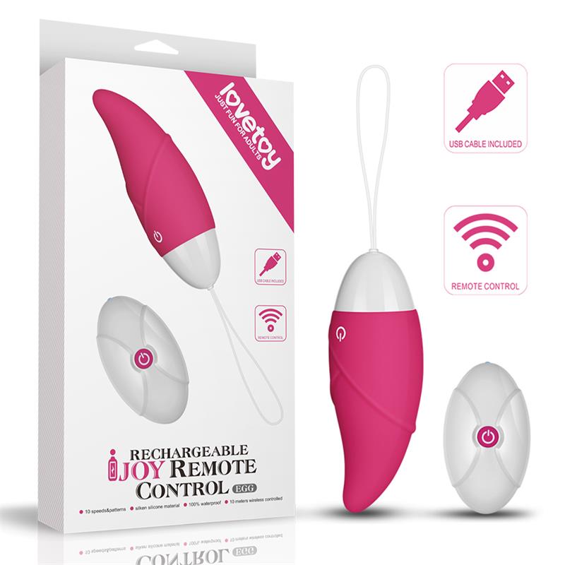 LOVETOY - HUEVO VIBRADOR IJOY CONTROL REMOTO USB ROSA