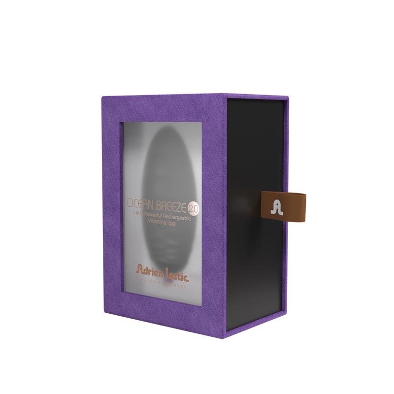 ADRIEN LASTIC - HUEVO VIBRADOR OCEAN BREEZE 2.0 CON CONTROL REMOTO NEGRO