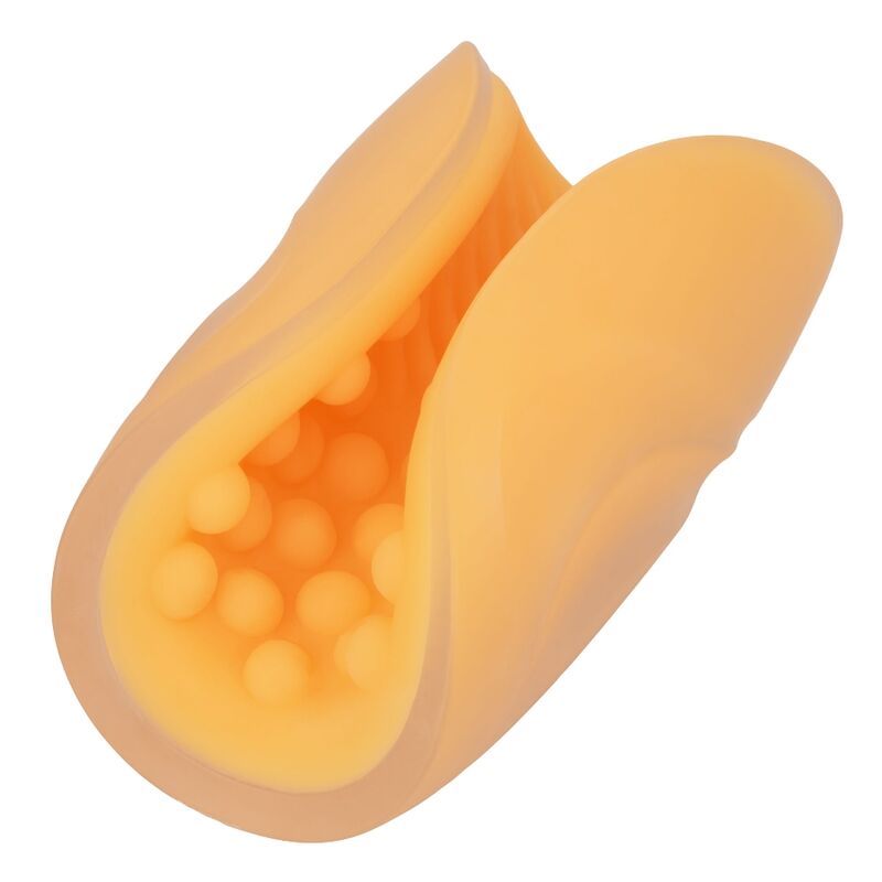 Calexòtics: adherència de perles Texture Masturbator Orange