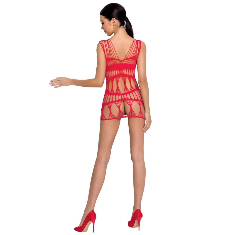 PASSION - WOMAN BS089 BODYSTOCKING RED ONE SIZE