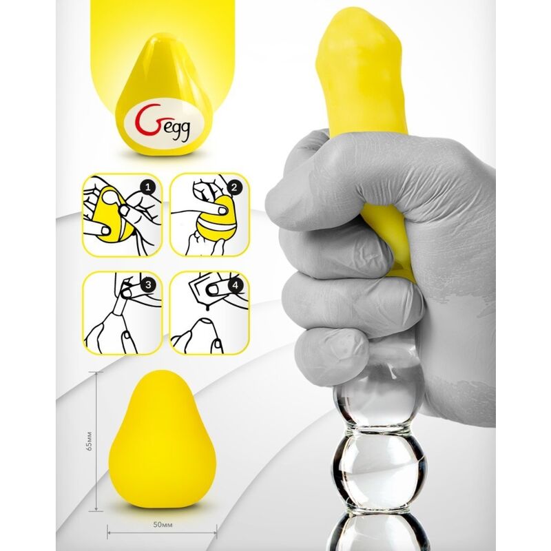 G -vibe - ou masturbant groc reutilitzable