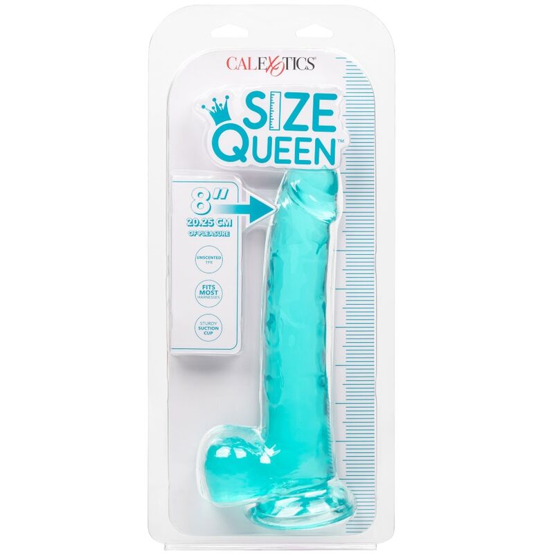 CALEXOTICS - DILDO SIZE QUEEN AZUL 20.3 CM