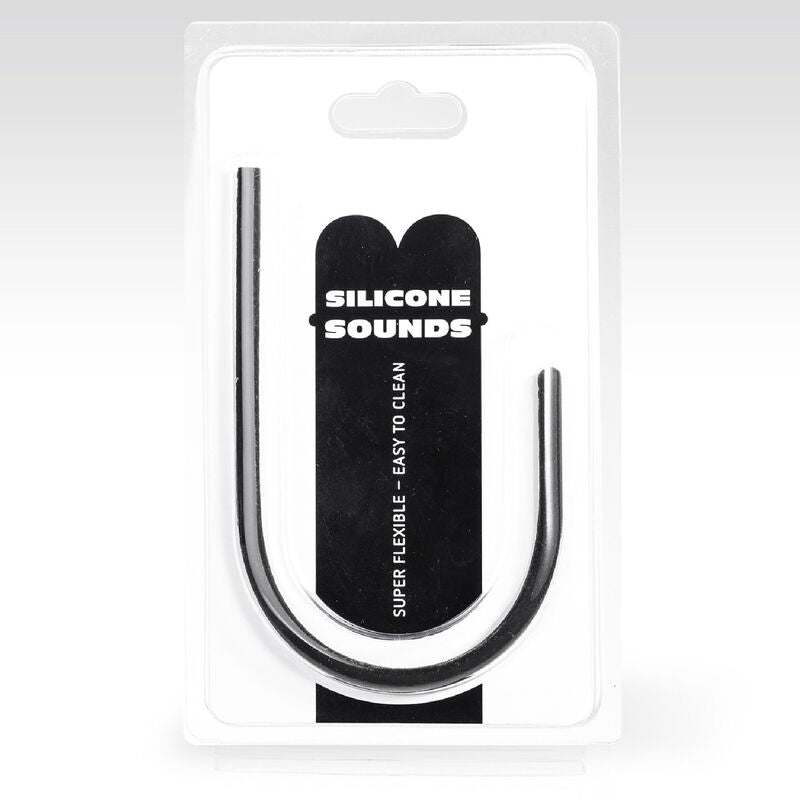 ALL BLACK - SONDA URETRAL DE SILICONE DE 6MM