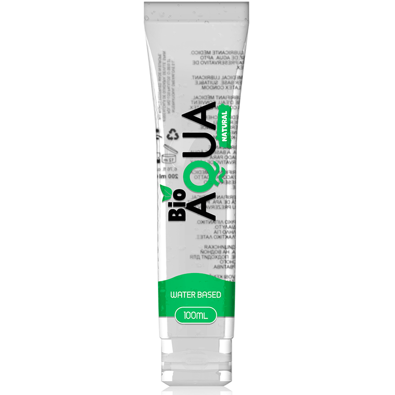 Bioaqua Lubricant Ingredients Naturals Base Agua 100 ml