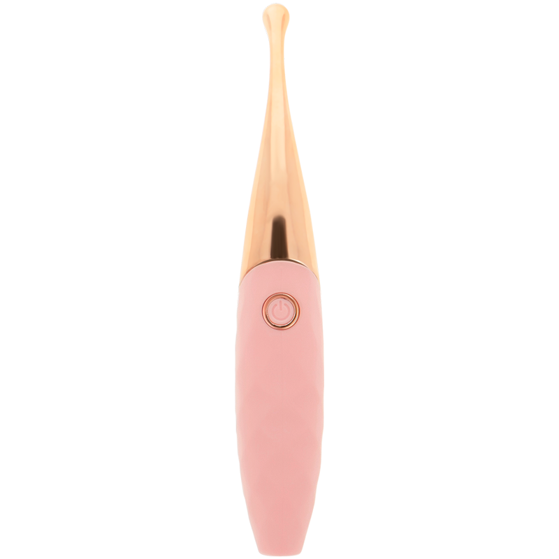 OHMAMA - ESTIMULADOR CLITORIANO RECARREGÁVEL 36 MODOS ROSA-PINKGOLD