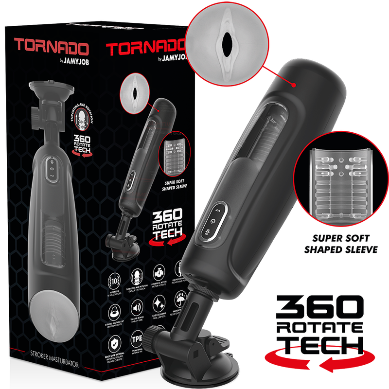 Jamyjob - Masturbator Tornado 360 Rotate Tech