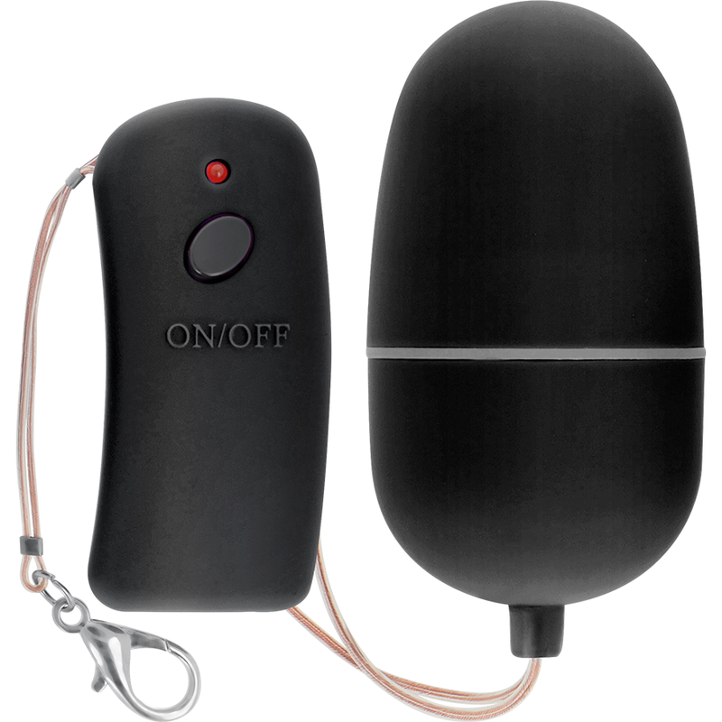 ONLINE - VIBRATING EGG WITH REMOTE CONTROL, BLACK