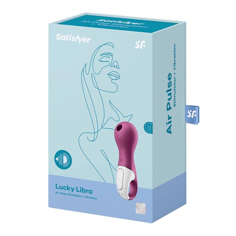 SATISFYER - LUCKY LIBRA SUCTION AND VIBRATOR