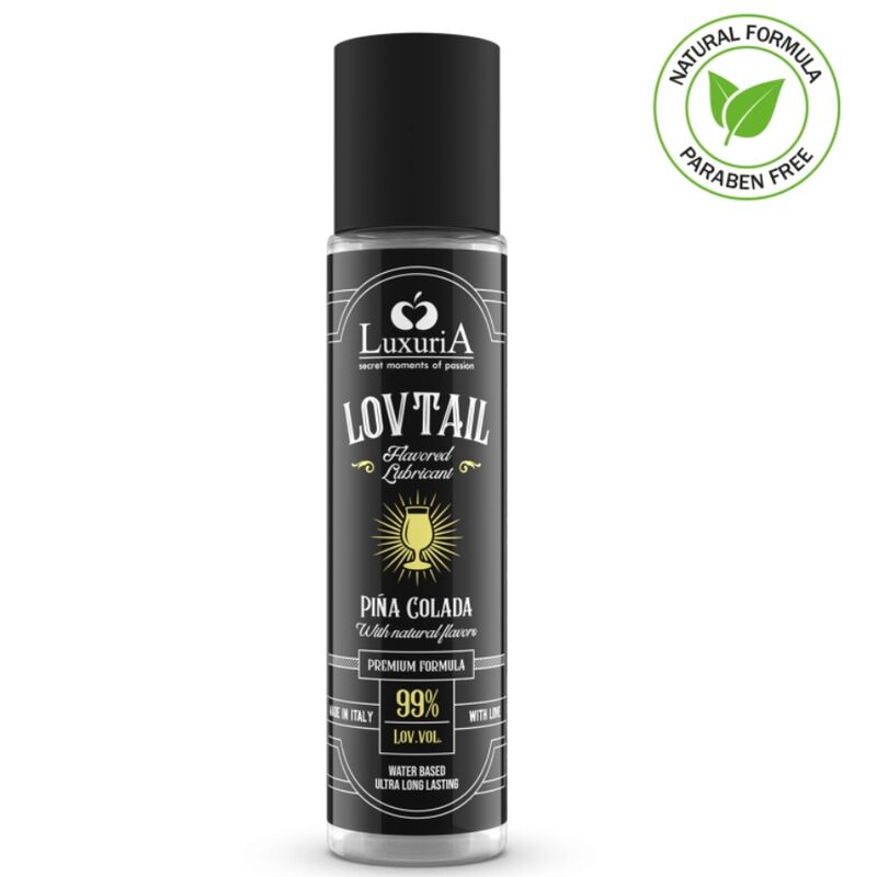 INTIMATELINE - LUBRIFICANTE ÍNTIMO DE ANANÁS E COCO À BASE DE ÁGUA LUXURIA LOVETAIL 60 ML