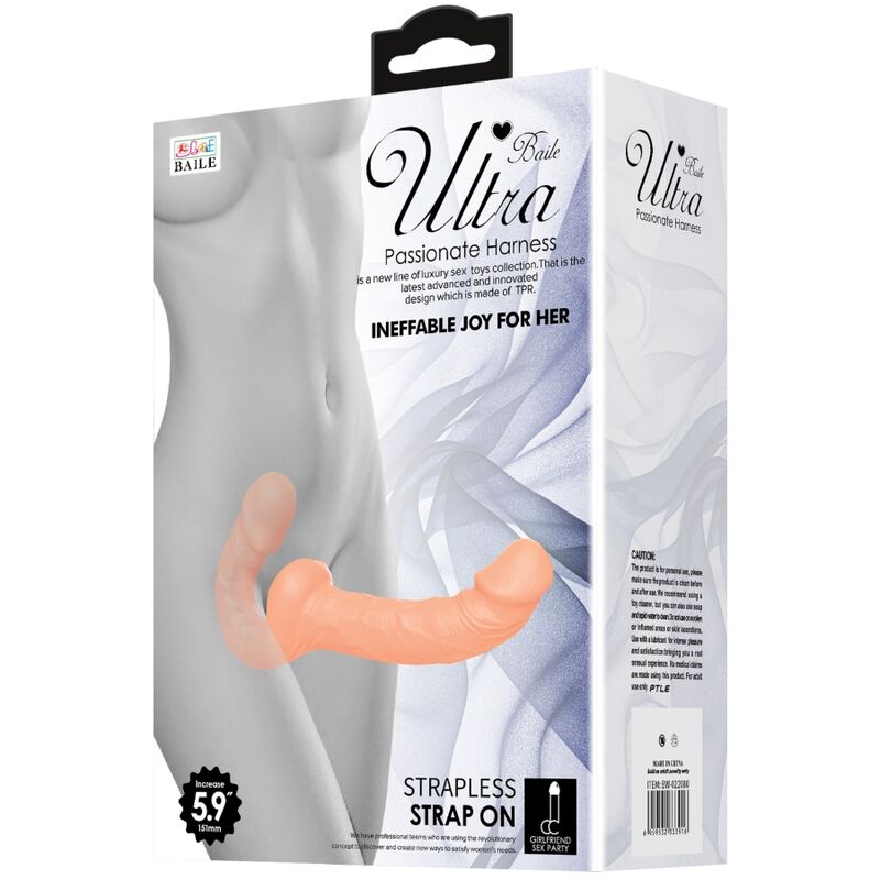 DANCE - ULTRA PASSIONATE HARNESS DILDO WITH NO-RESISTANCE HARNESS