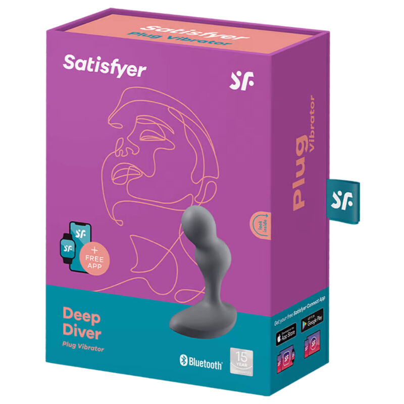 SATISFYER - DEEP DIVER PLUG VIBRADOR APP