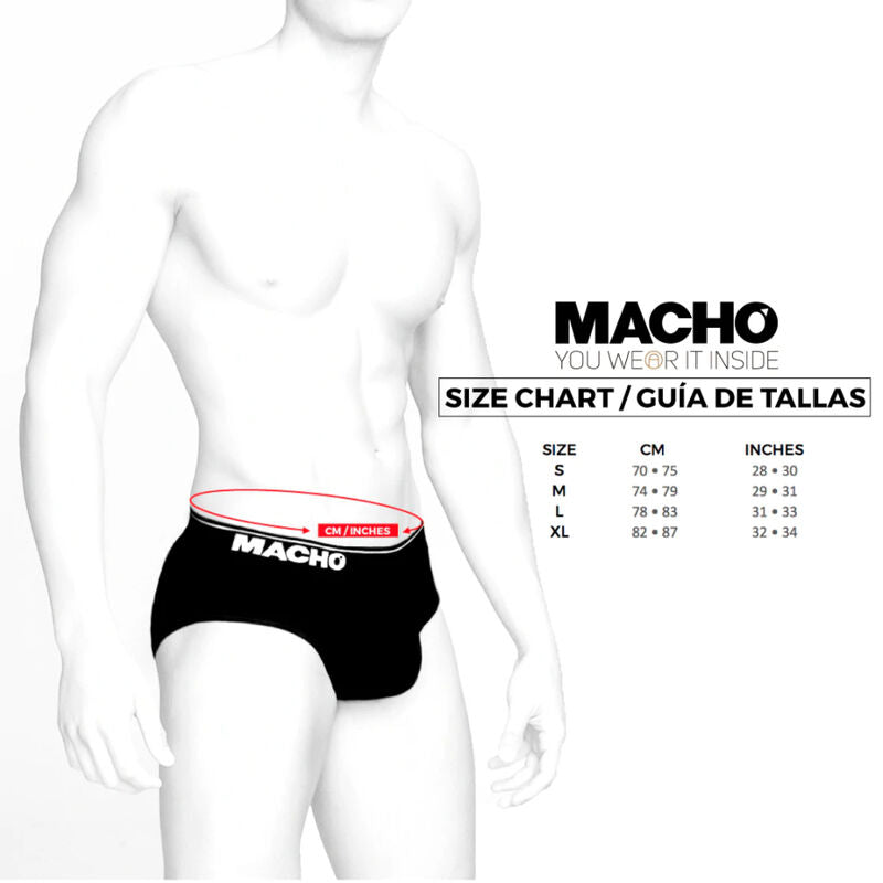 MACHO - MS24B BRIEF DARK BLUE UNDERWEAR S