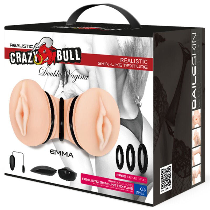 CRAZY BULL - EMMA MASTURBADOR DOBLE VAGINA REALÍSTICO