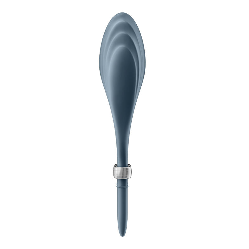Satisfet: anell de vibrador gris duelista