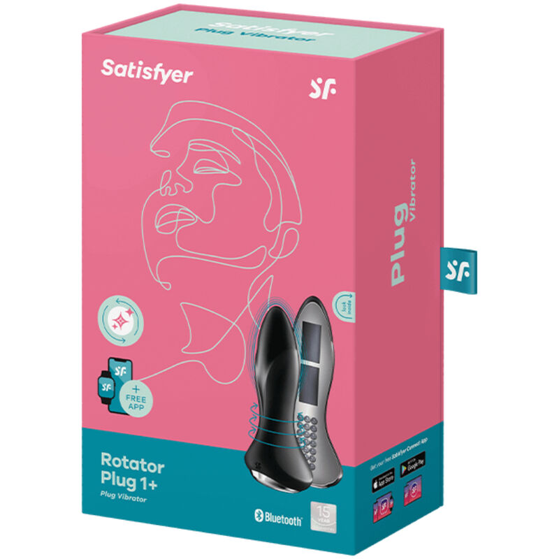SATISFYER - ROTATOR PLUG 1+ PLUG VIBRADOR APP