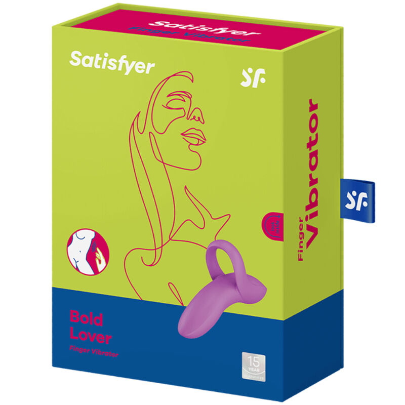 SATISFYER - BOLD LOVER PINK VIBRATING THIMBLE