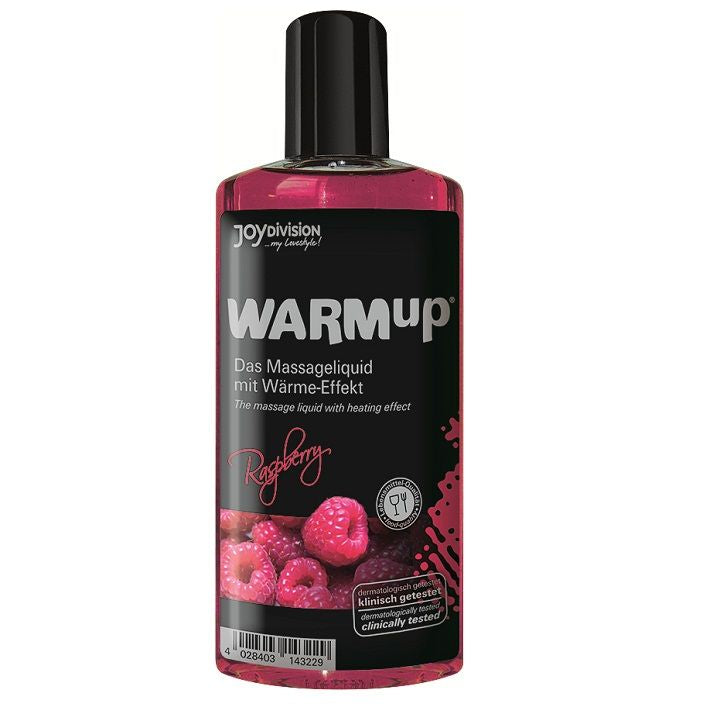 JOYDIVISION WARMUP - RASPBERRY WARMING MASSAGE OIL 150ML