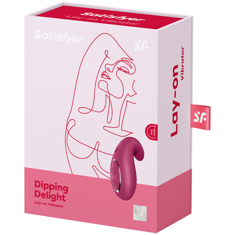 SATISFYER - DIPPING DELIGHT VIBRADOR LAY-ON