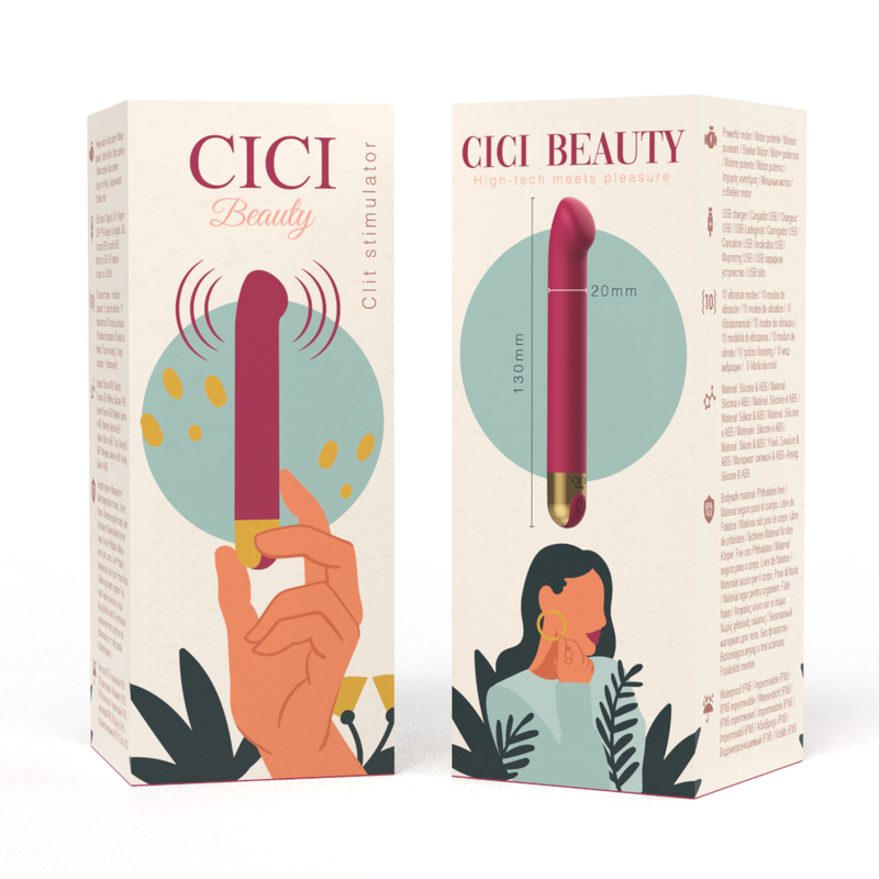 CICI BEAUTY - ESTIMULADOR CLITORIANO DE SILICONE PREMIUM