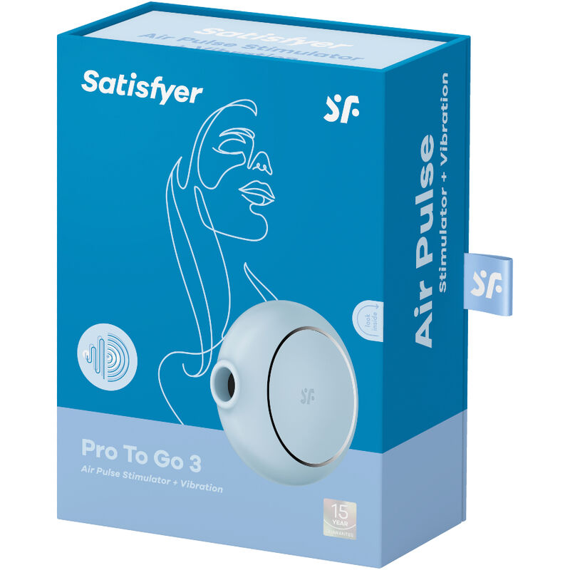 SATISFYER - PRO TO GO 3 ESTIMULADOR Y VIBRADOR DOBLE