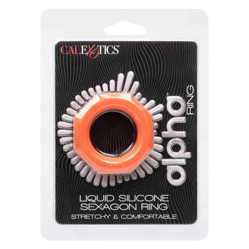 Calexotics - Anel Alpha Sexogon Orange