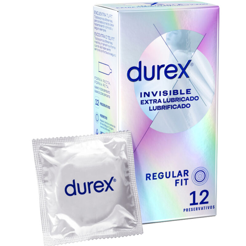 DUREX - INVISIBILIDADE EXTRA LUBRICADO 12 unidades