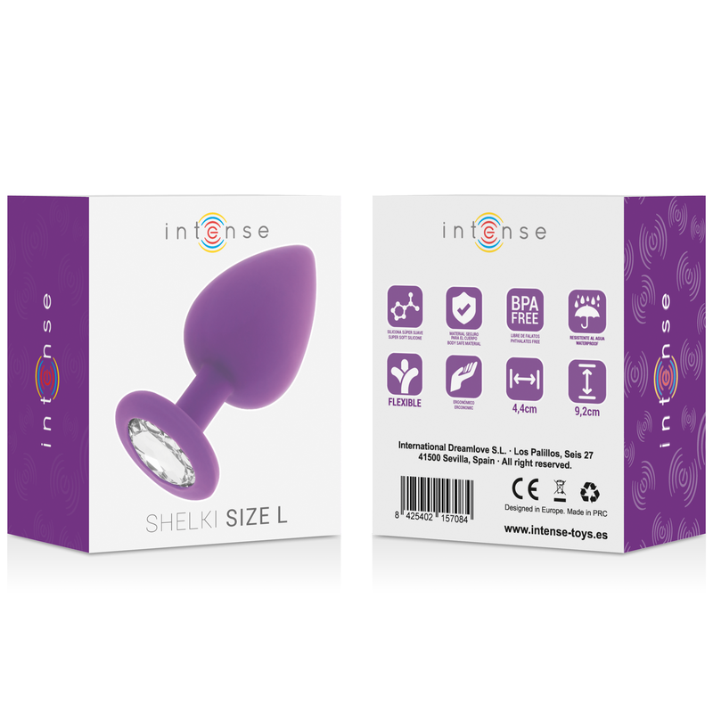 INTENSE - SHELKI L PURPLE ANAL PLUG