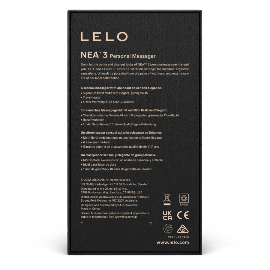 LELO - NEA 3 MASAJEADOR PERSONAL
