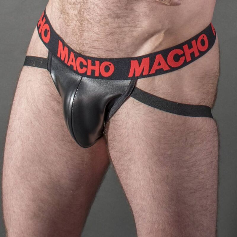 MACHO - MX25RC JOCK LEATHER RED S