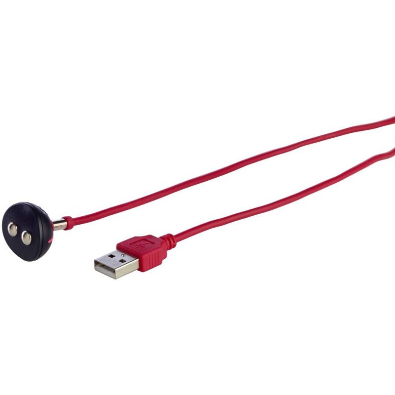 Fábrica de diversão - carregador magnético USB vermelho