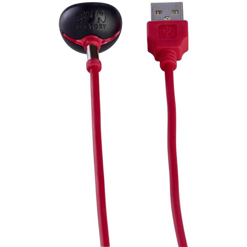 Fábrica de diversão - carregador magnético USB vermelho