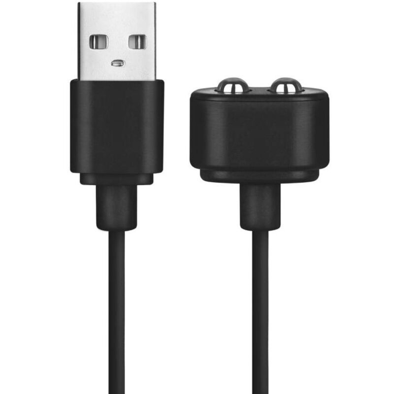 Satisfet: carregador negre de cable USB