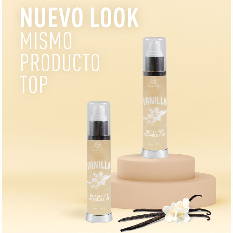 SECRETPLAY - 2-IN-1 WARMING LUBRICANT VANILLA 50ML