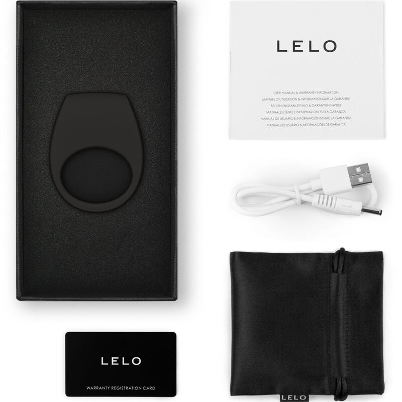 Lelo - Tor 3 anel de vibrador preto