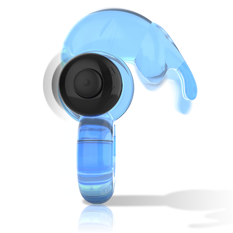 Anell vibrador blau intens