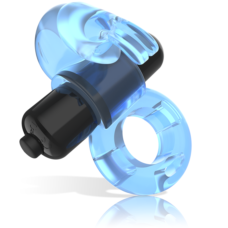 Anell vibrador blau intens