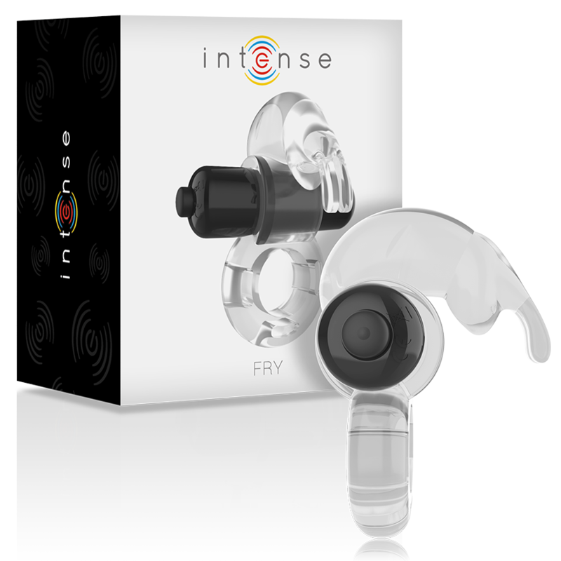 Anell vibrador transparent intens - fregit
